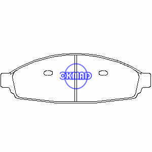 FORD Crown Victoria LINCOLN Town Car Limousine MERCURY Grand Marquis Pastilha de freio FMSI:7834-D931 OEM:3W1Z-2001-AA, F931
